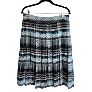 Talbots - Plaid Pleated Skirt‎ - Sz. 8